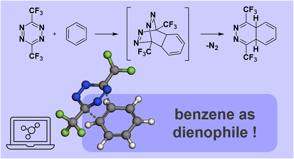 Tetrazine-Benzene cycloadditions paper image